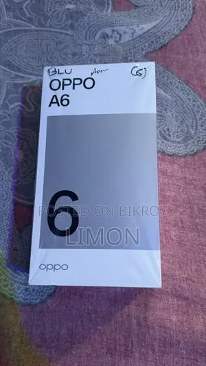 New Oppo A6 128 GB Blue