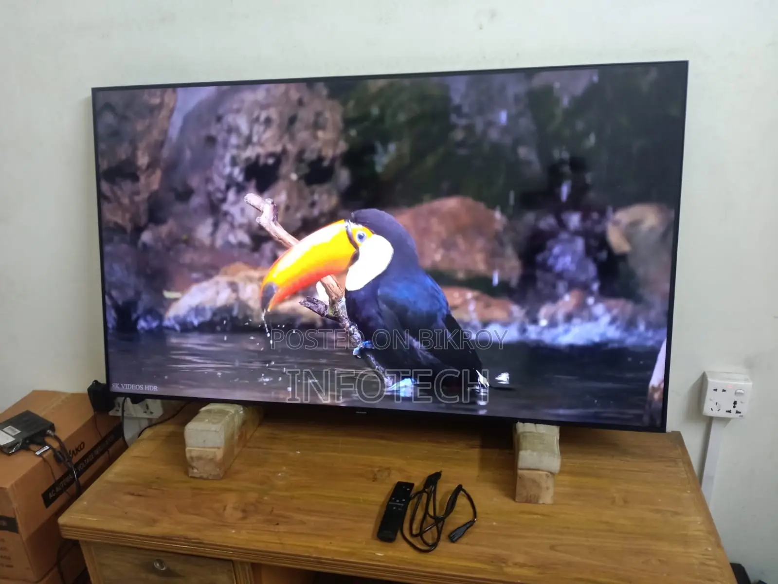 Samsung Au8100 55 Inch 4k Smart Led TV(used)