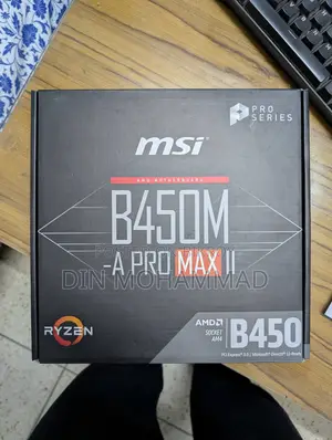 MSI B450M-A PRO MAX II
