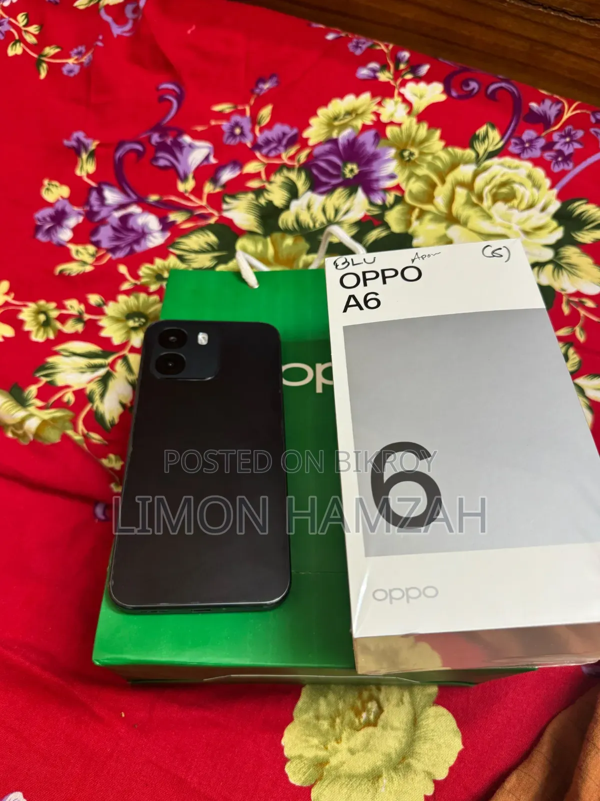 New Oppo A6 128 GB Blue