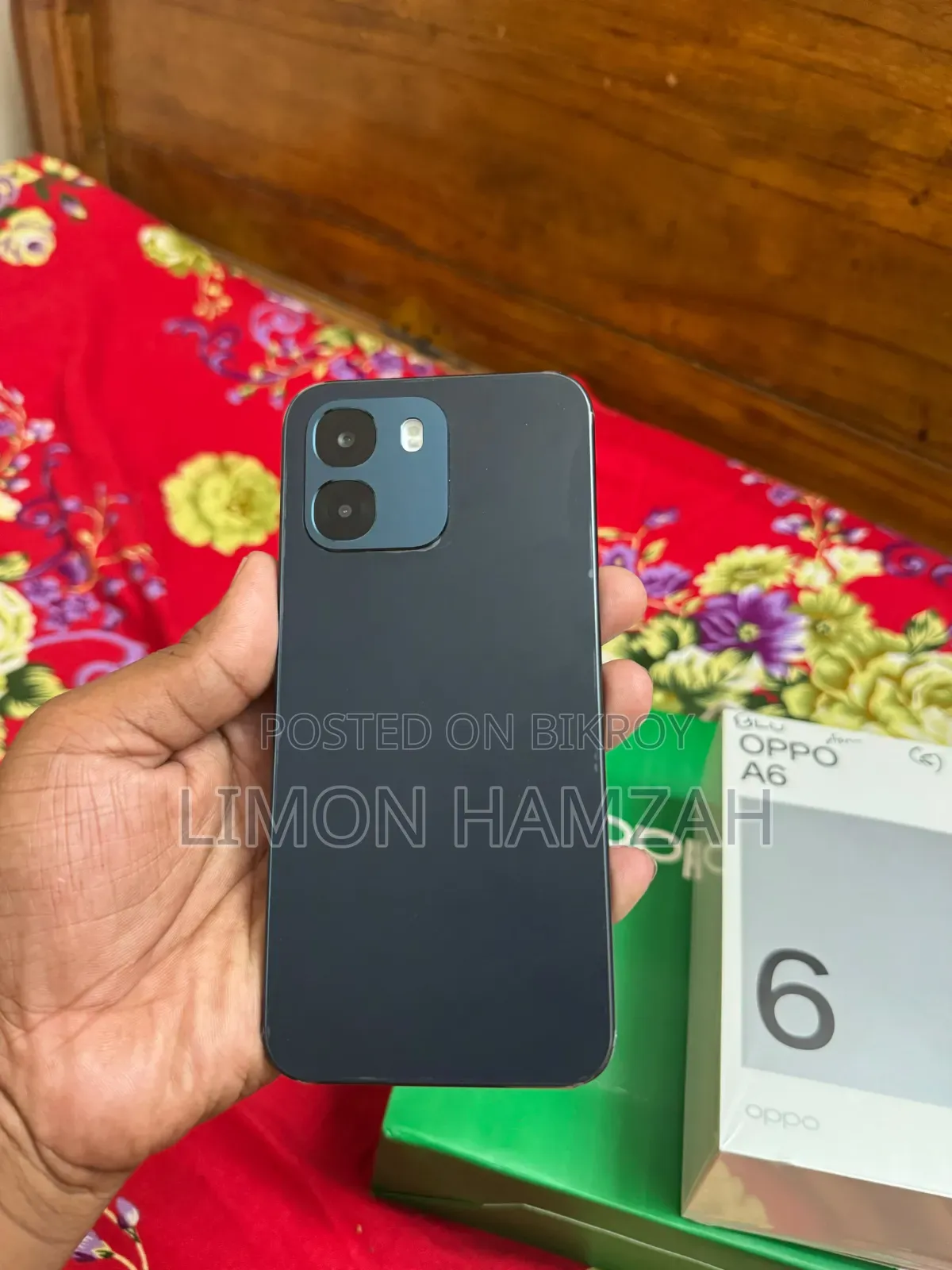 New Oppo A6 128 GB Blue