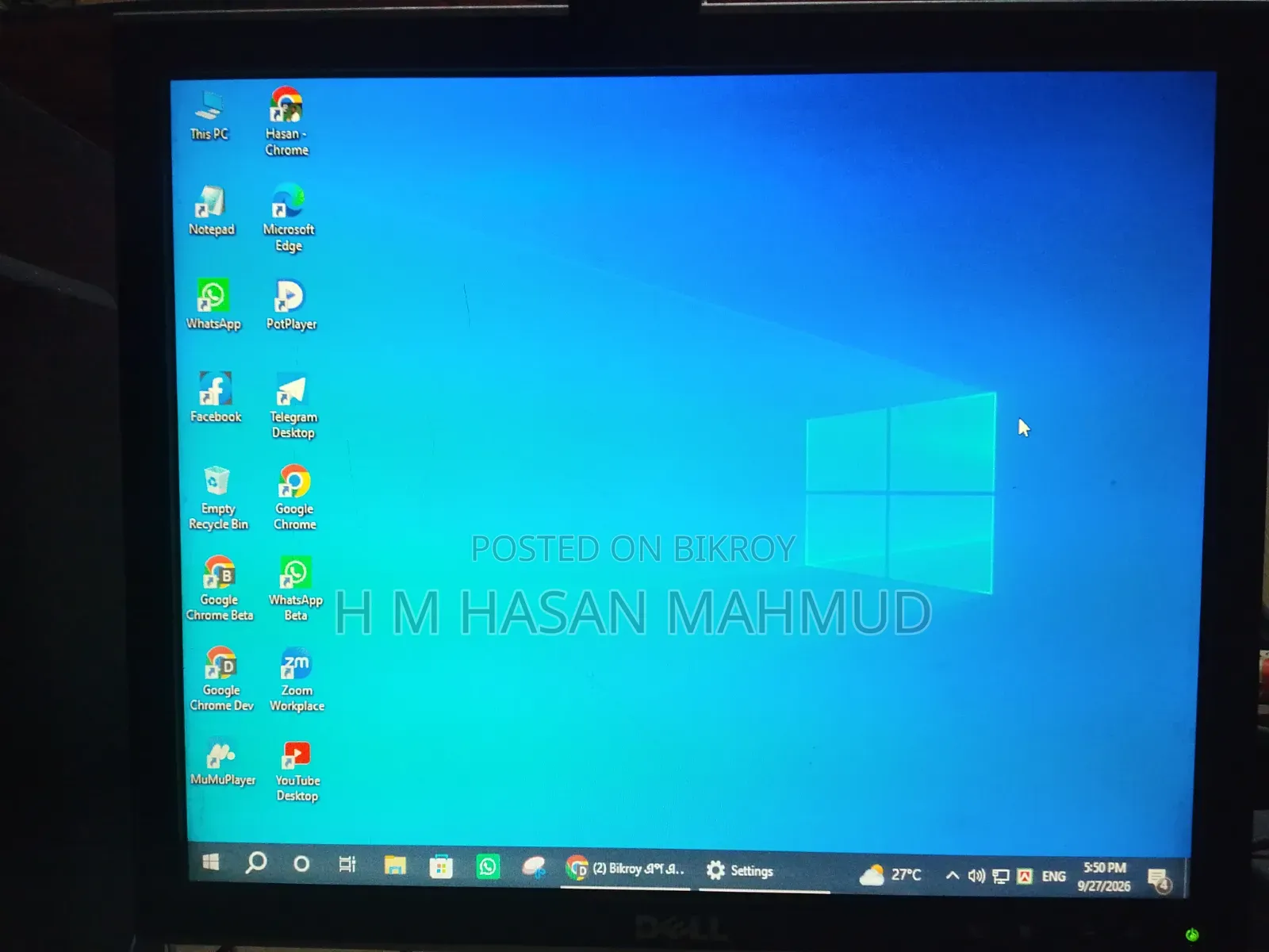 Desktop Computer 8GB Intel Core i5 SSD 128GB