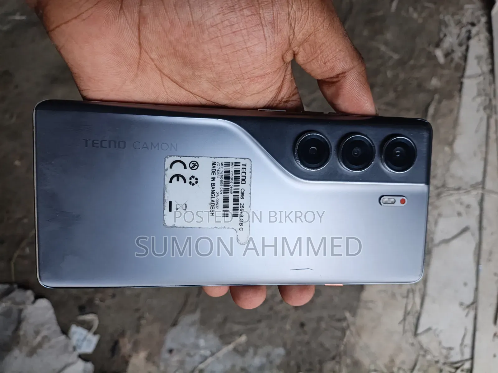 Tecno Camon 40 Pro 4G 256 GB Black