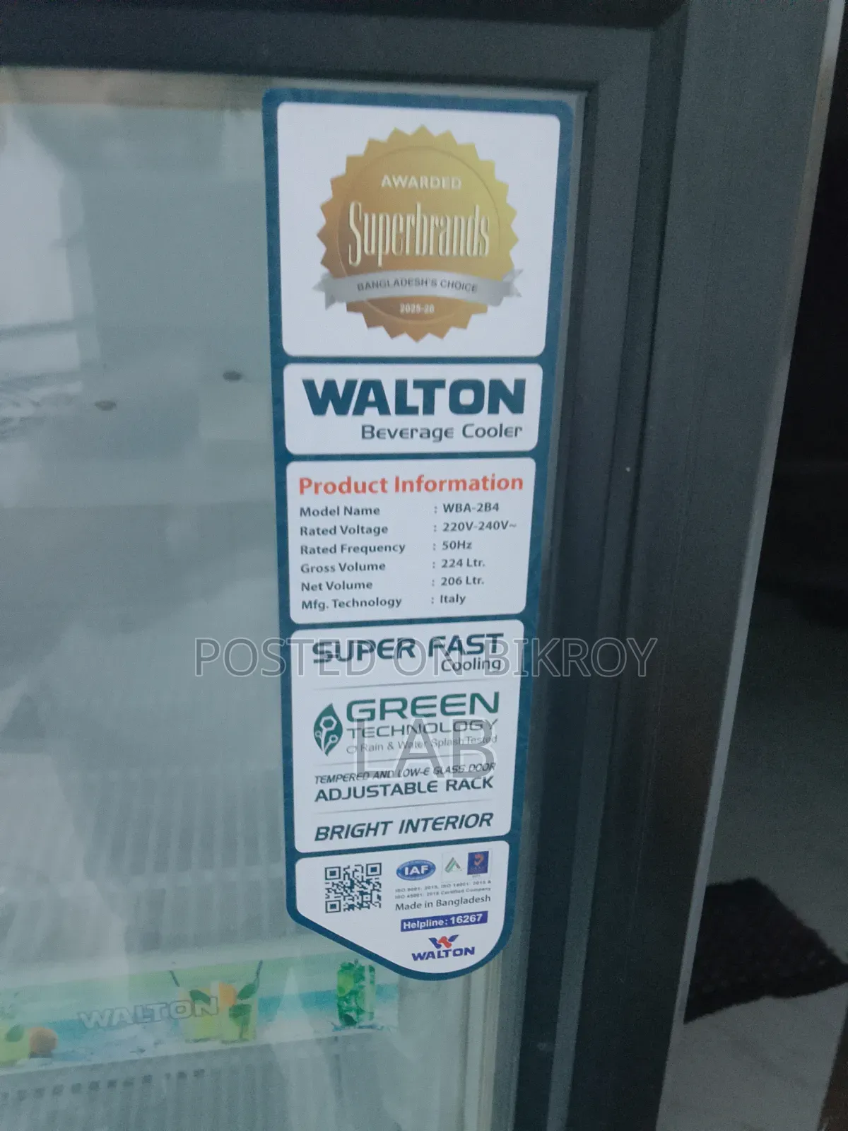 Selling Walton Beverage Fridge