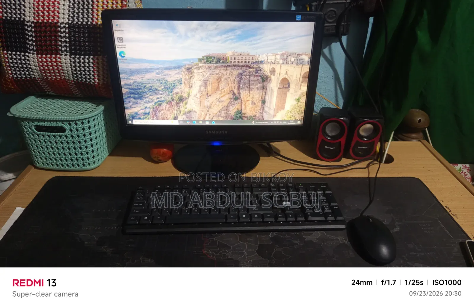 Desktop Computer Samsung 8GB Intel Core i3 SSD 128GB