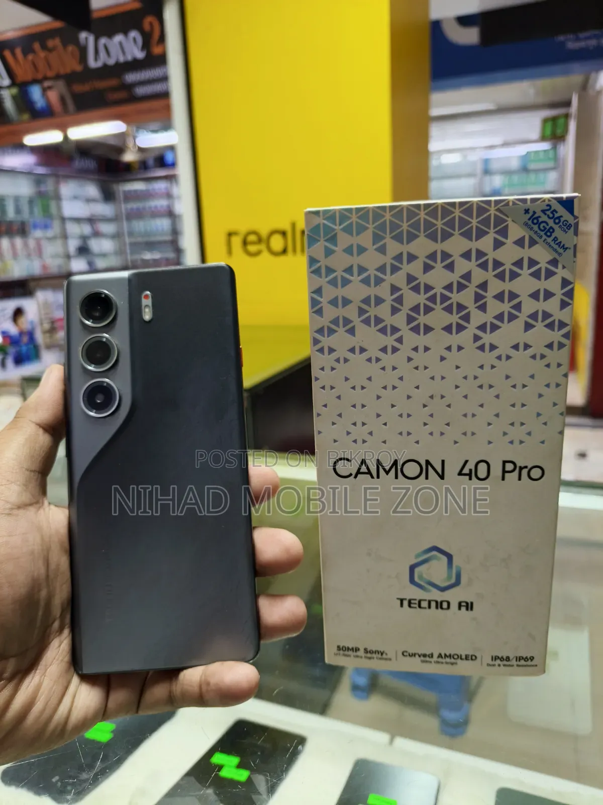 Tecno Camon 40 Pro 4G 256 GB Black