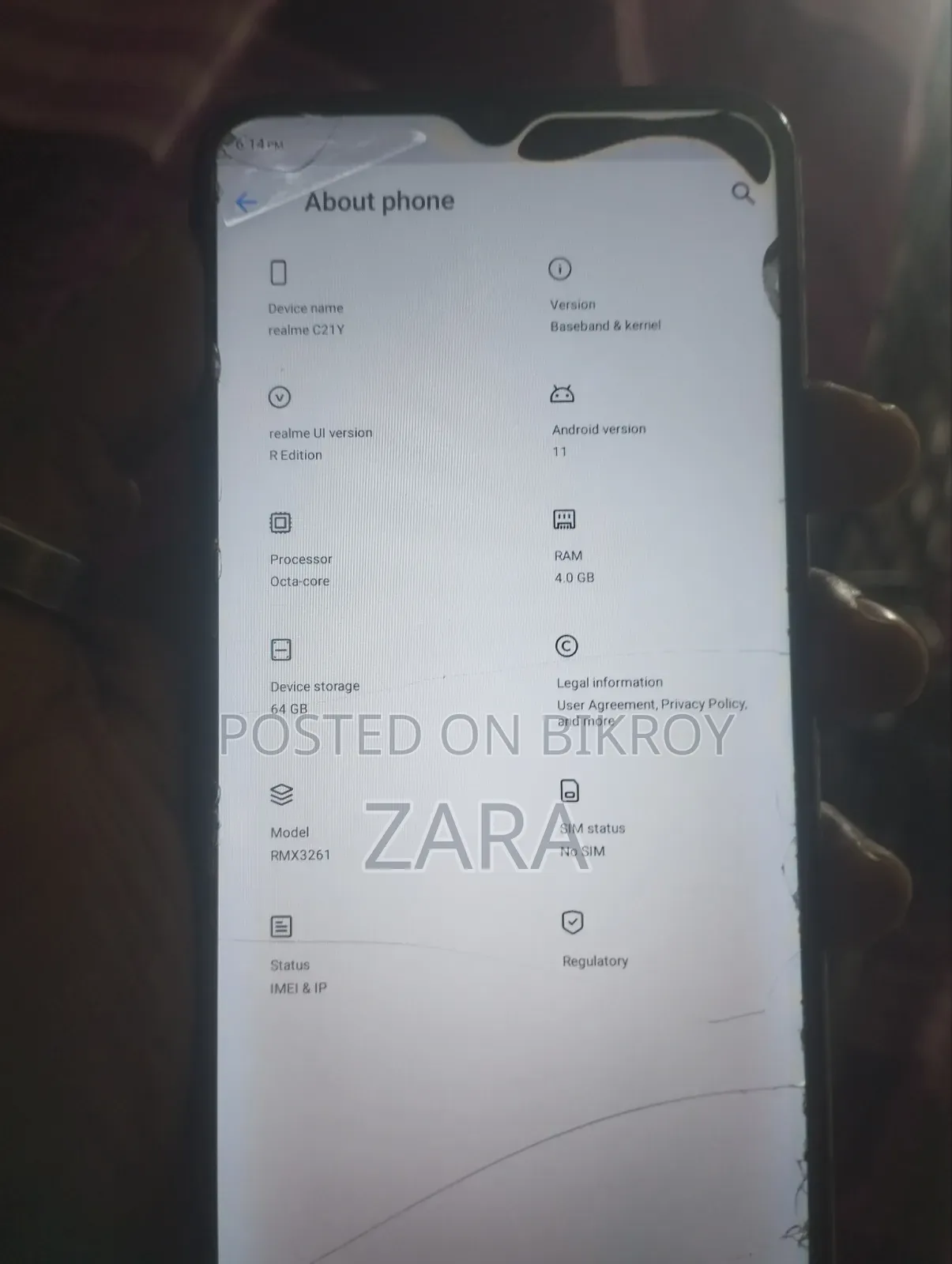 Realme C21Y 64 GB Black