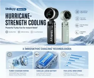 Unikey Blade Pro Turbo Fan - Ultra-Powerful Airflow