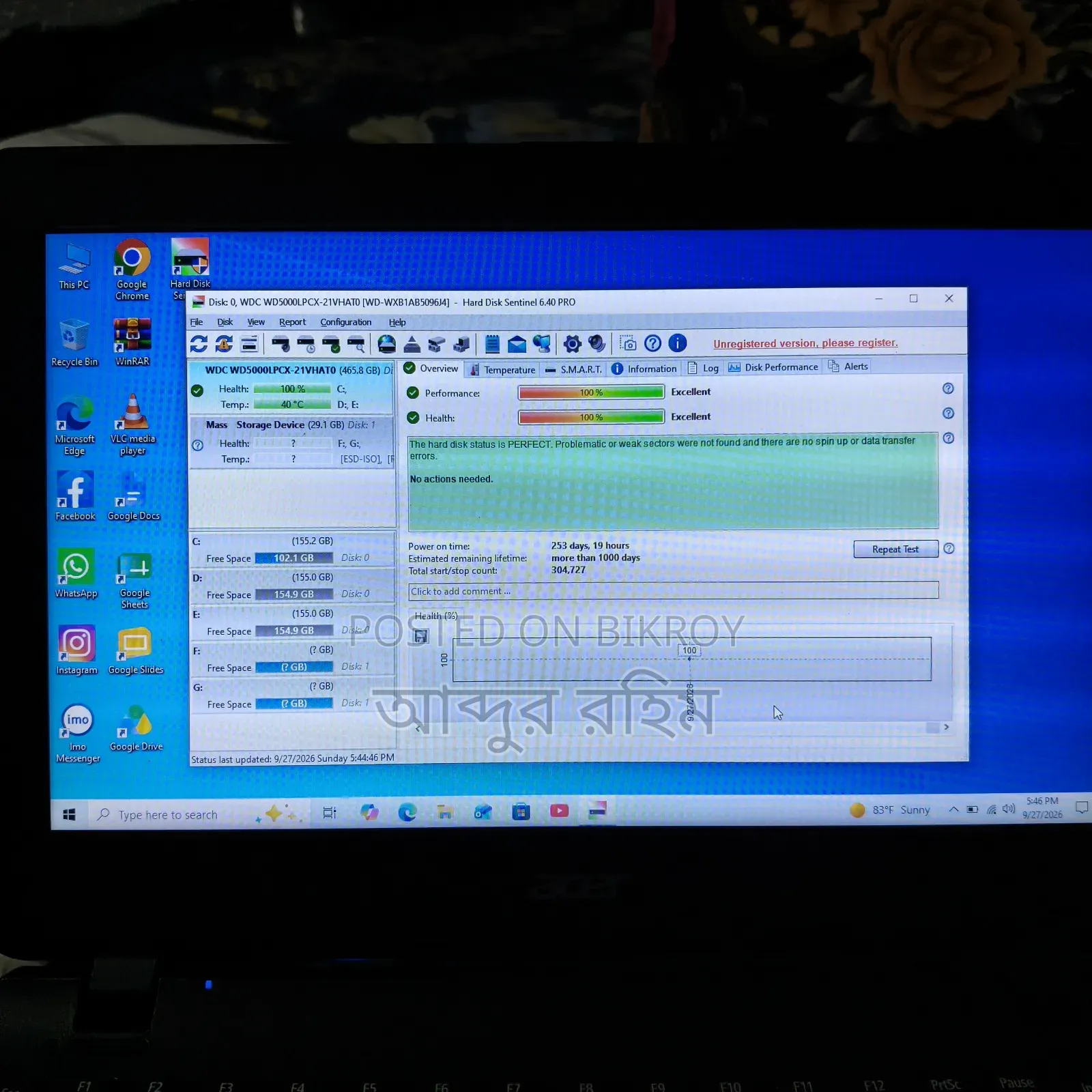 Laptop Acer Aspire ES1-131 4GB Intel Celeron HDD 500GB