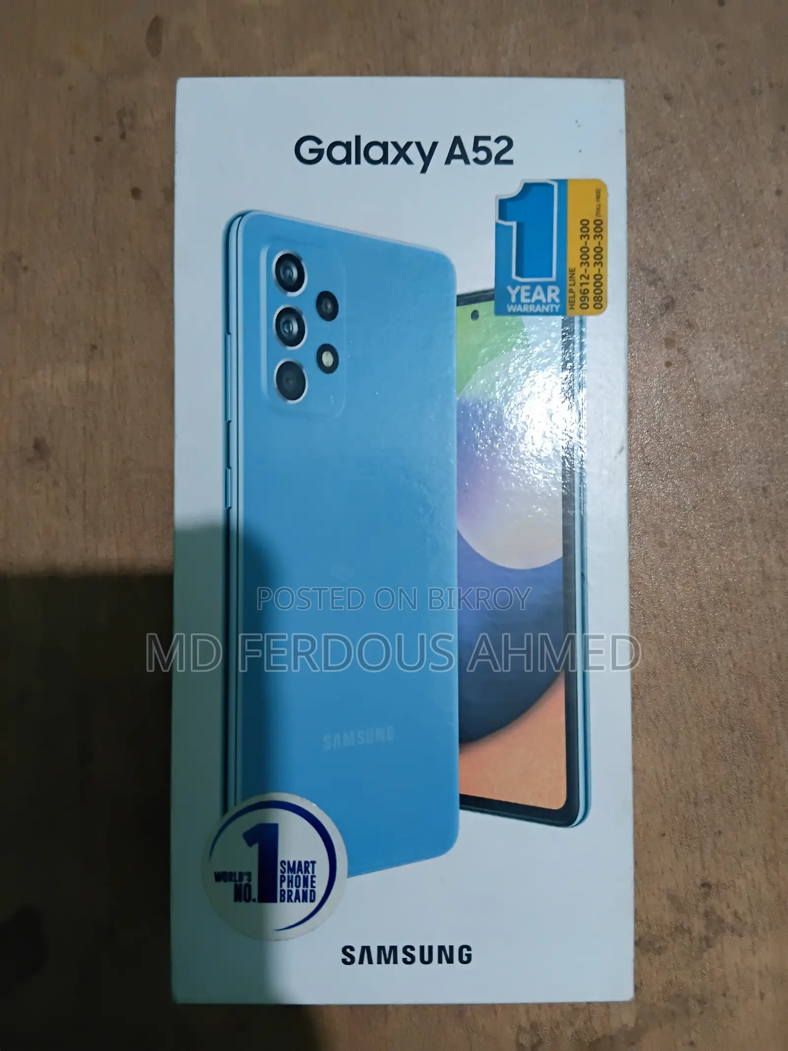 স্যামসাং গ্যালাক্সি এ৫২ ১২৮ জিবি ব্লু