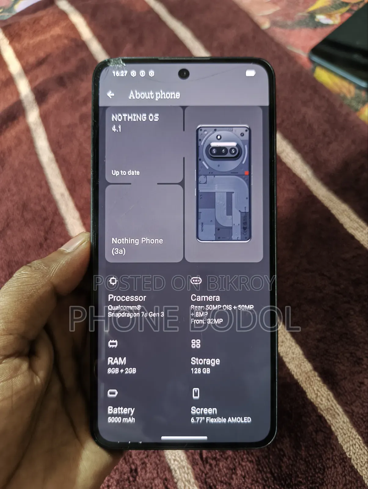 Nothing Phone 3a 128 GB Black