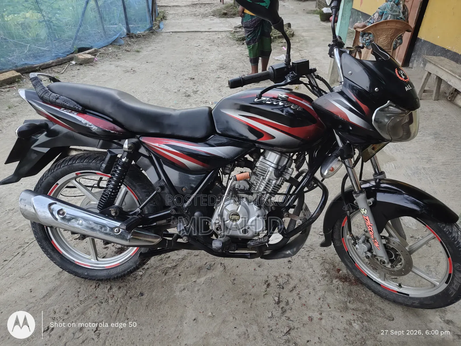 Bajaj Discover 125 2026 Red