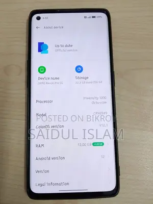 Oppo Reno6 Pro+ 5G 256 GB Silver