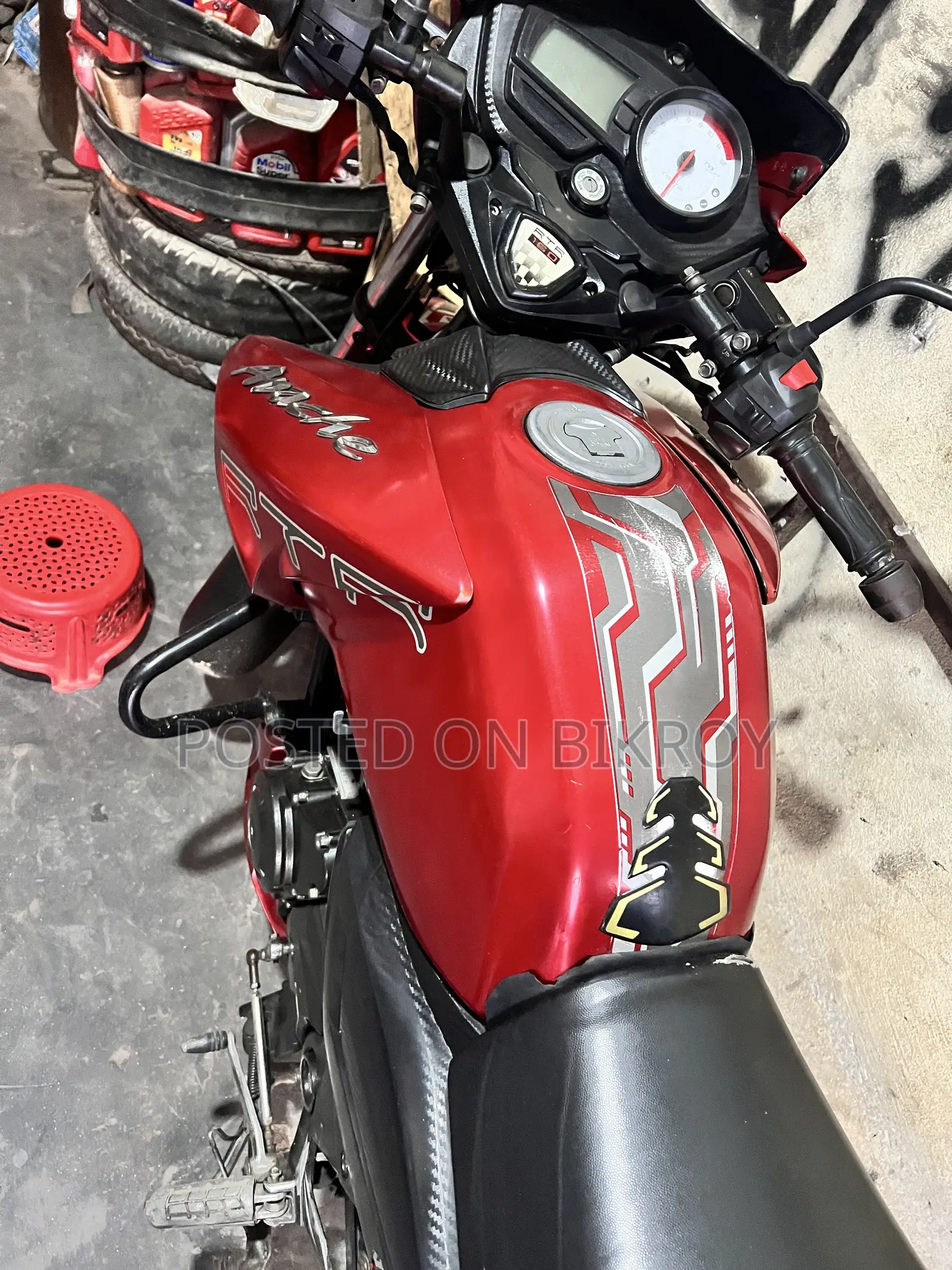 TVS Apache RTR 160 2V 2019 Red