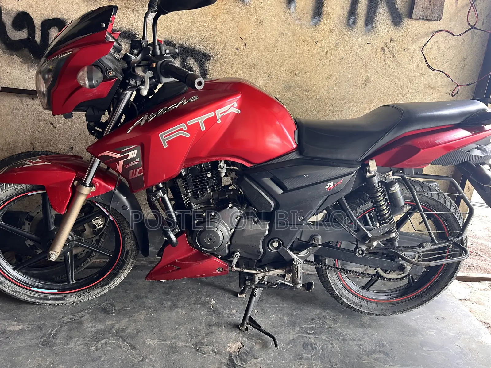 TVS Apache RTR 160 2V 2019 Red
