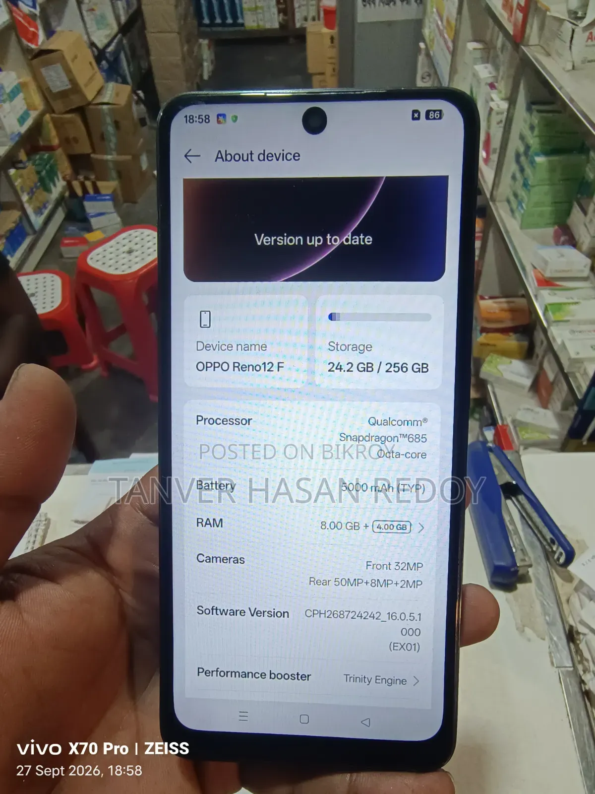 Oppo Reno12 F 4G 256 GB Green