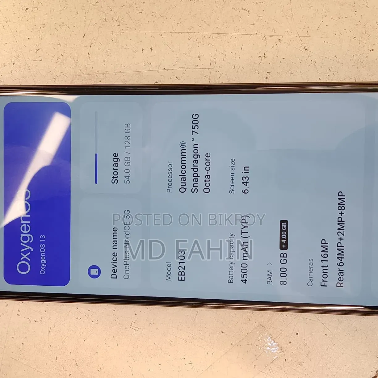OnePlus Nord CE 5G 128 GB Black
