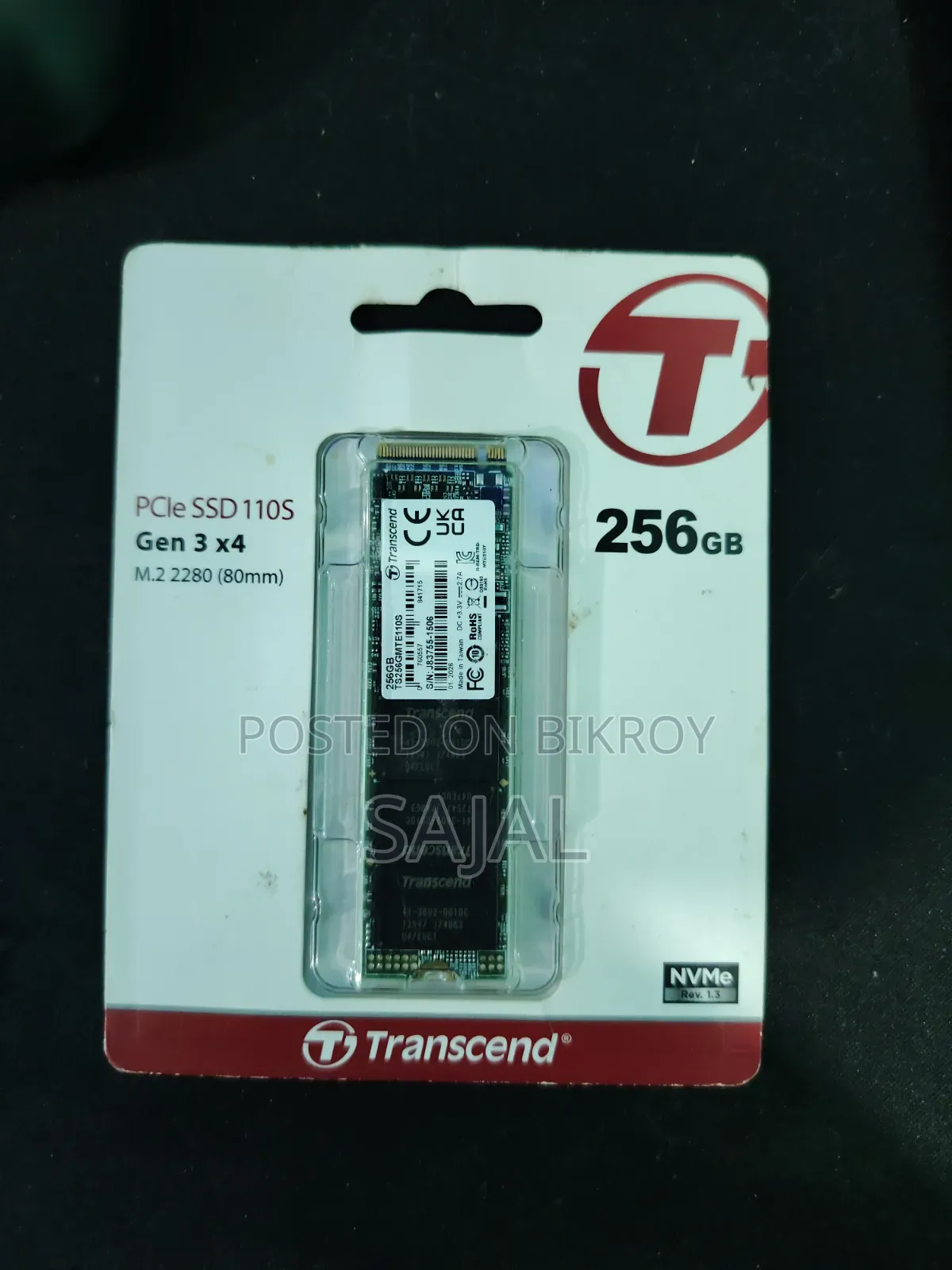 Transcend 256 GB SSD