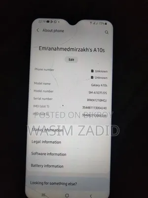 Samsung A10 32 GB Blue