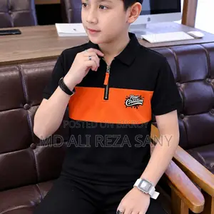 Premium China Cup Collar Baby Polo Shirt