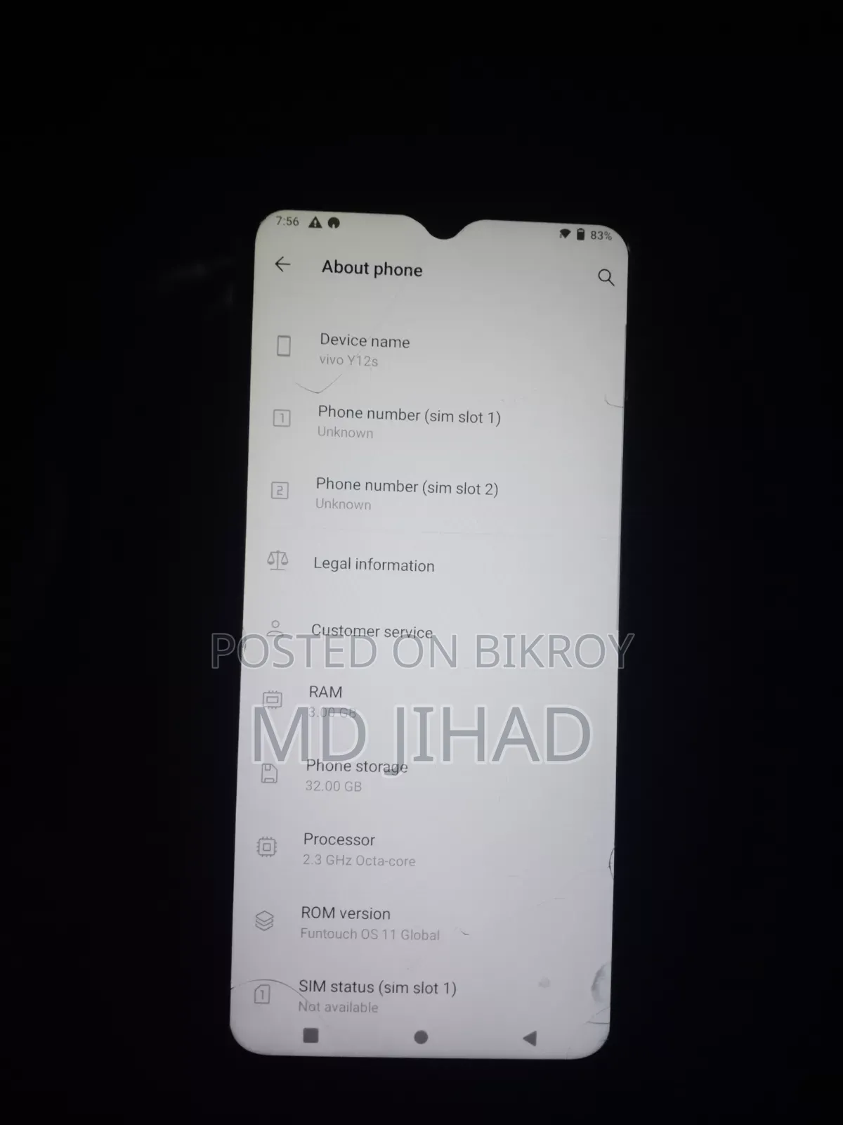 Vivo Y12s 32 GB