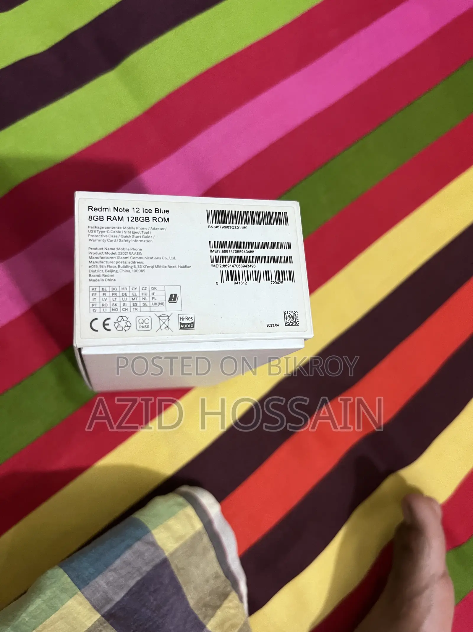 Xiaomi Redmi Note 12 128 GB Red