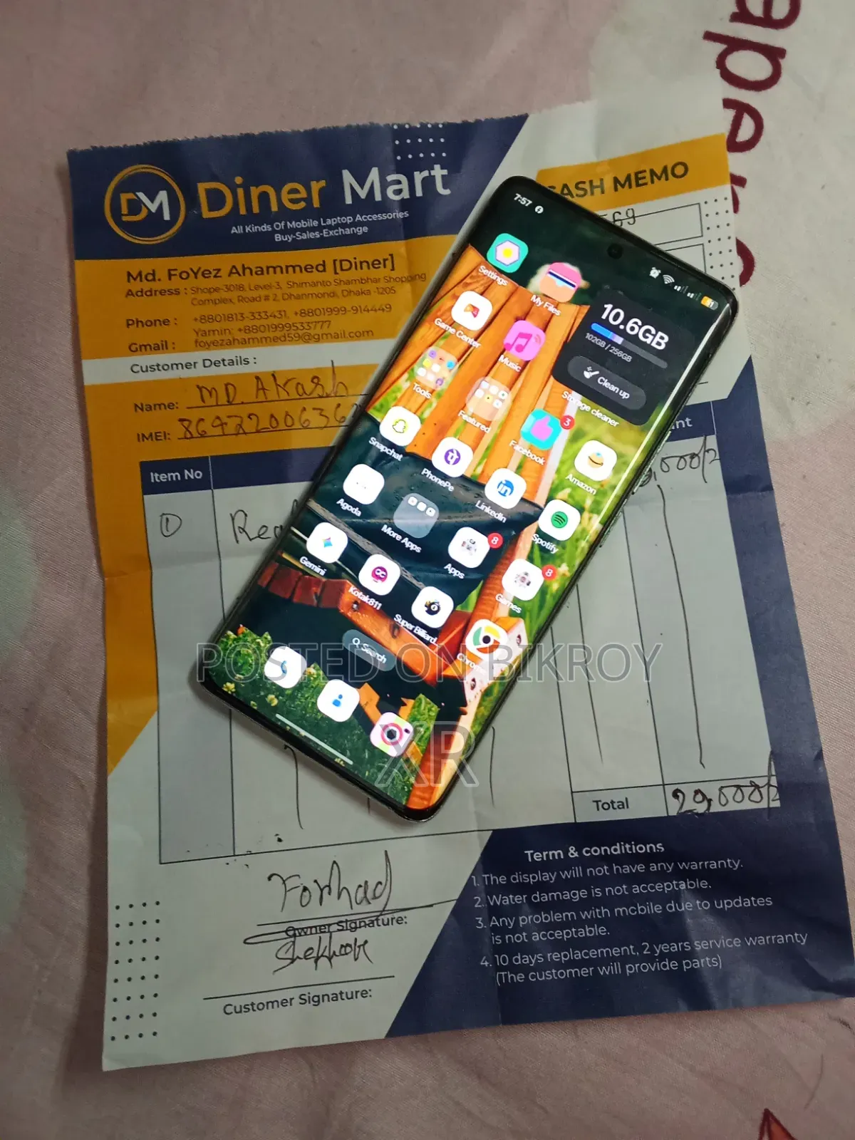 Realme 11 Pro+ 256 GB Green
