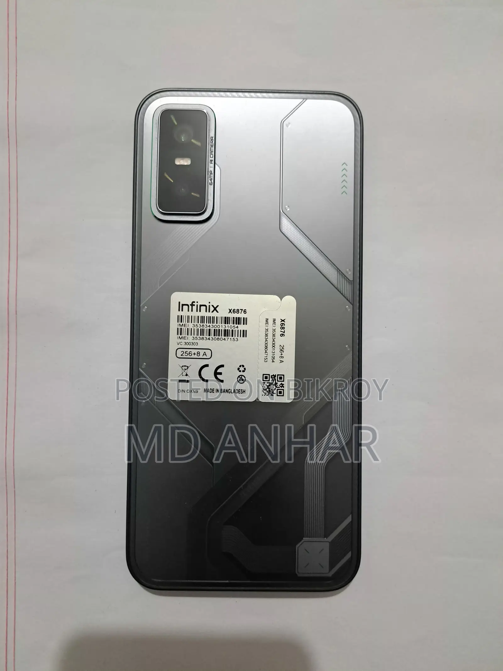 Infinix GT 30 5G 256 GB Gray
