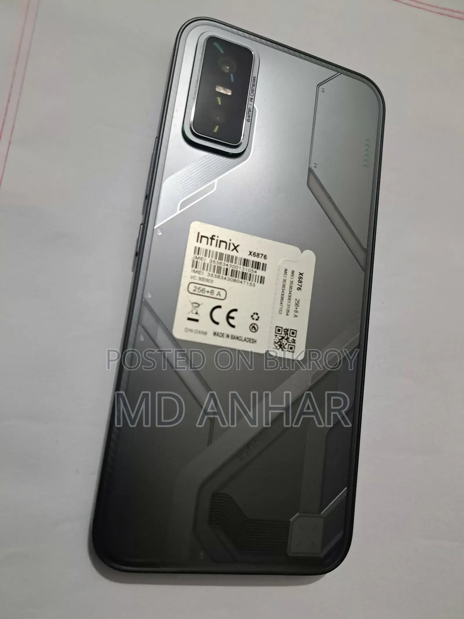 Infinix GT 30 5G 256 GB Gray