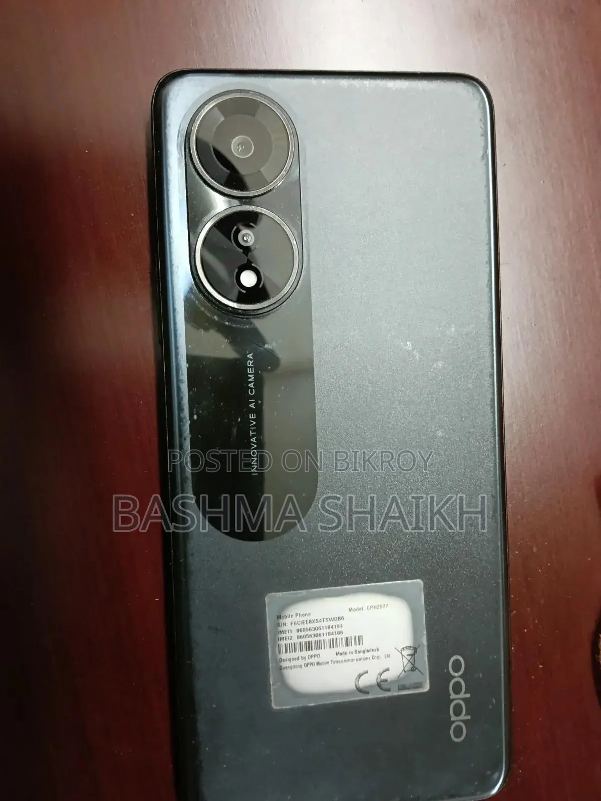 Oppo A58 128 GB Black