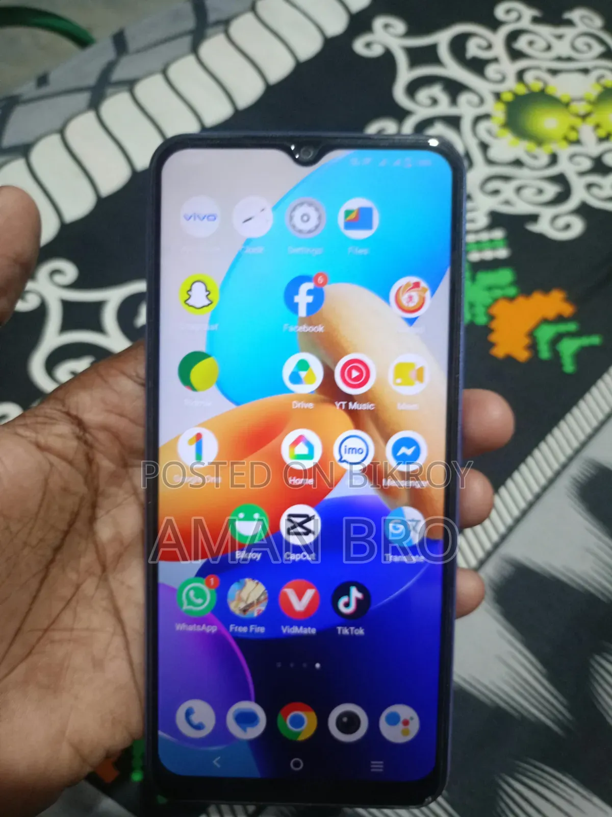 নতুন ভিভো ওয়াই০২টি ৬৪ জিবি নীল