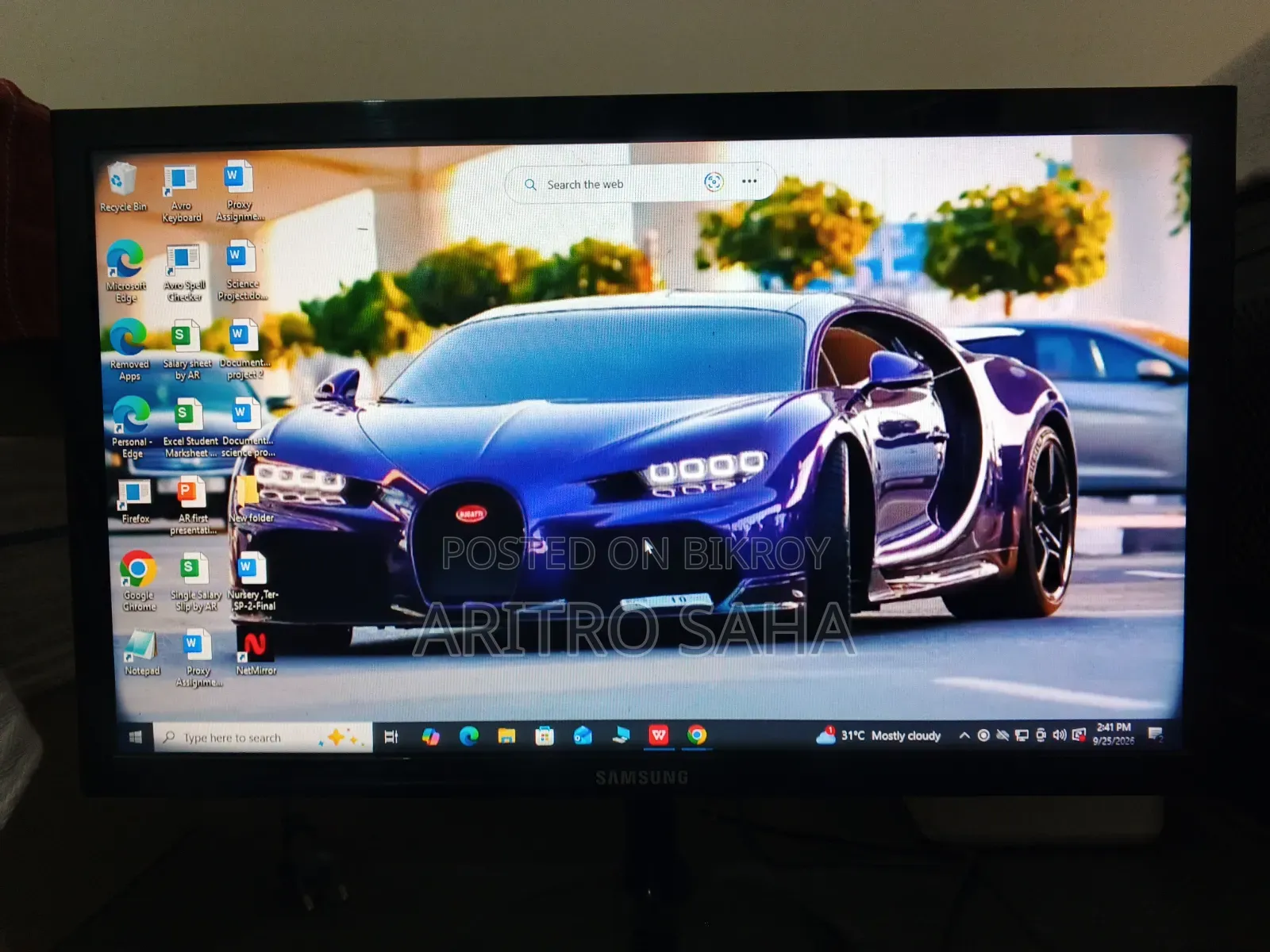SAMSUNG 18.5 Inch Monitor বিক্রয় করা হবে