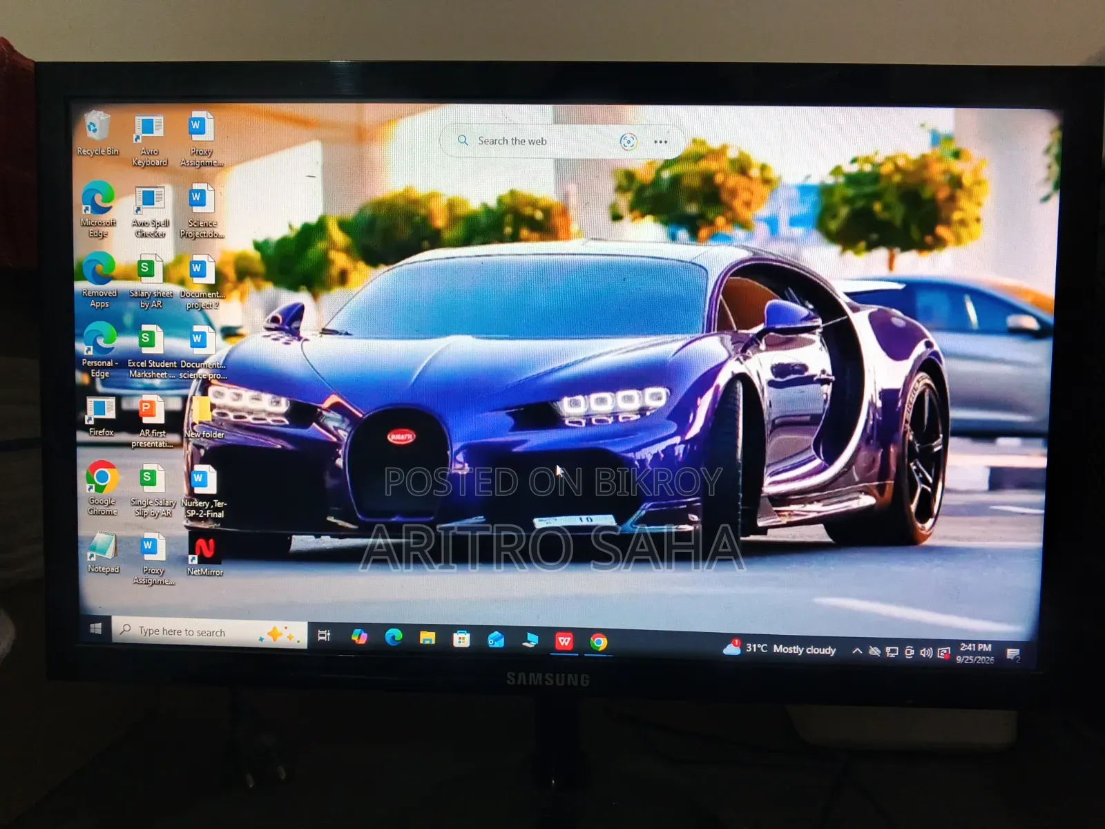 SAMSUNG 18.5 Inch Monitor বিক্রয় করা হবে