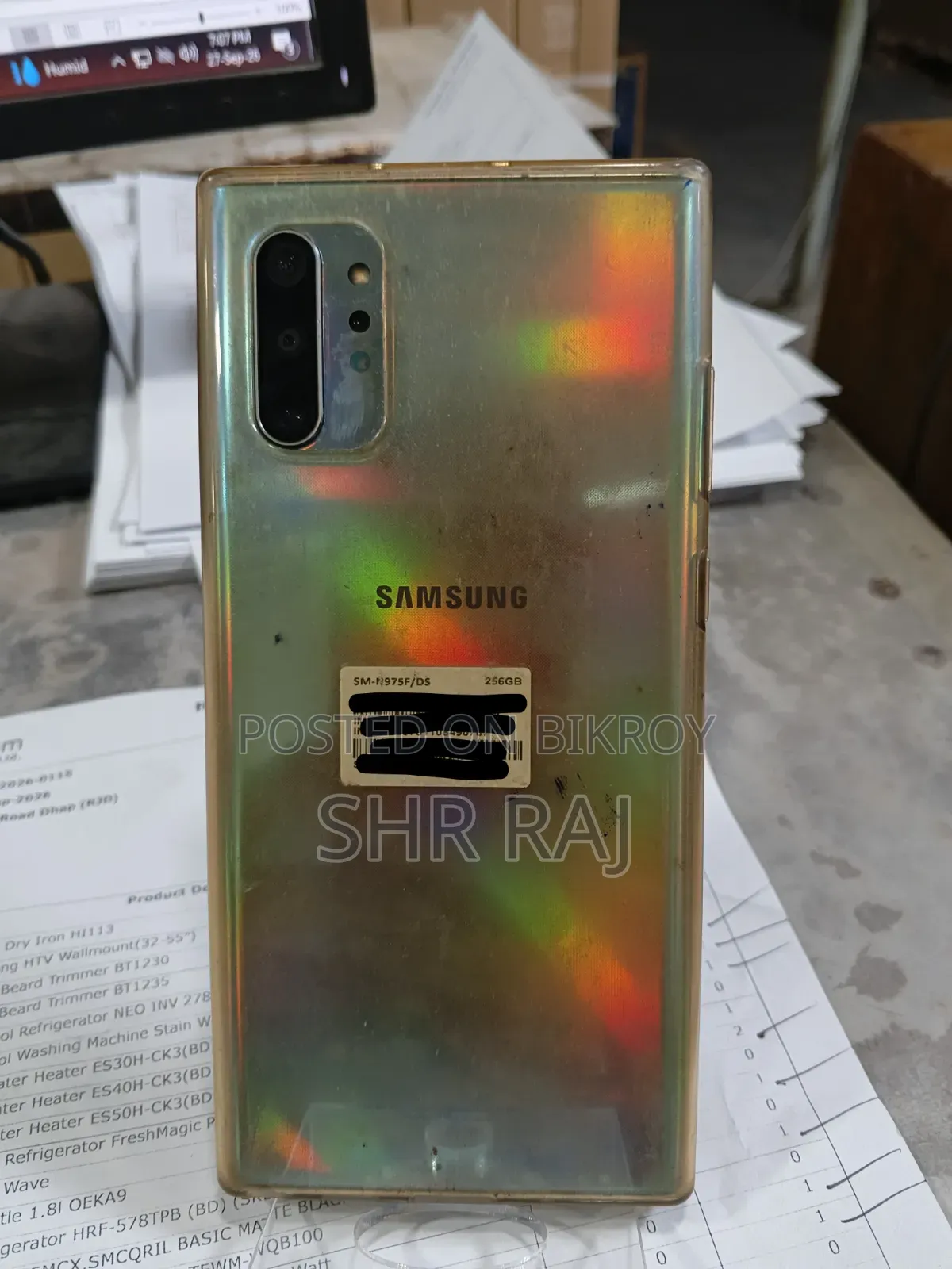 Samsung Galaxy Note 10 Plus 5G 256 GB Silver