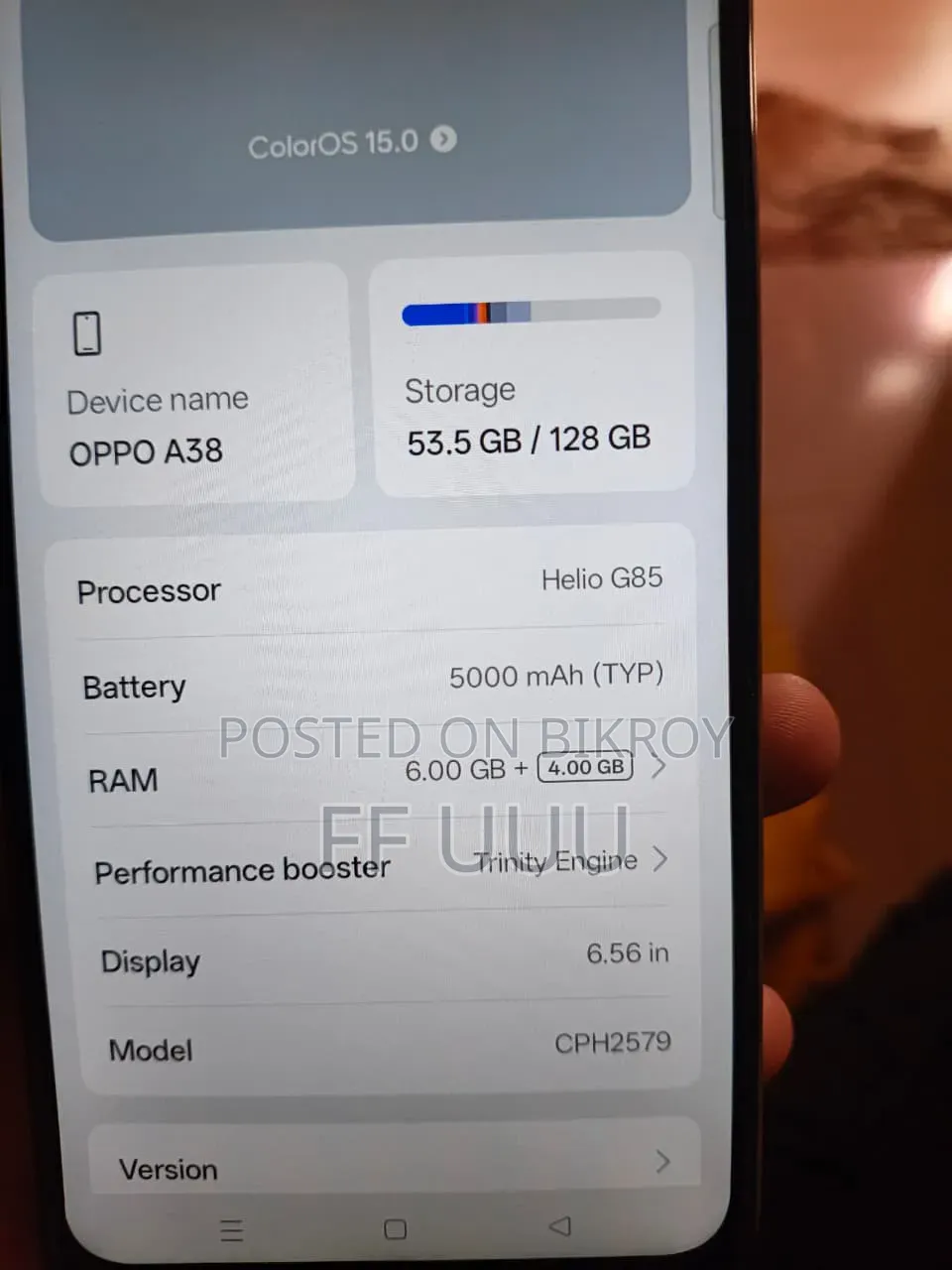 Oppo A38 128 GB Gold