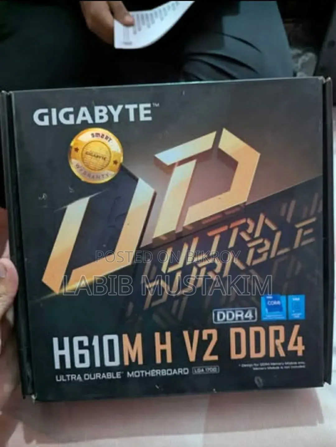 Motherboard (H610M H V2 DDR4) Gaming Casing With Power Supply
