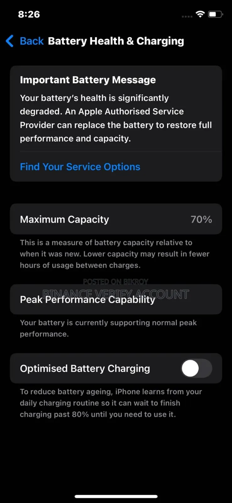 Apple iPhone XS 64 GB Gold