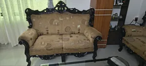 Sofa Set 3 Seater, 2 Seater, Single Seater and Dining Table