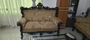Sofa Set 3 Seater, 2 Seater, Single Seater and Dining Table