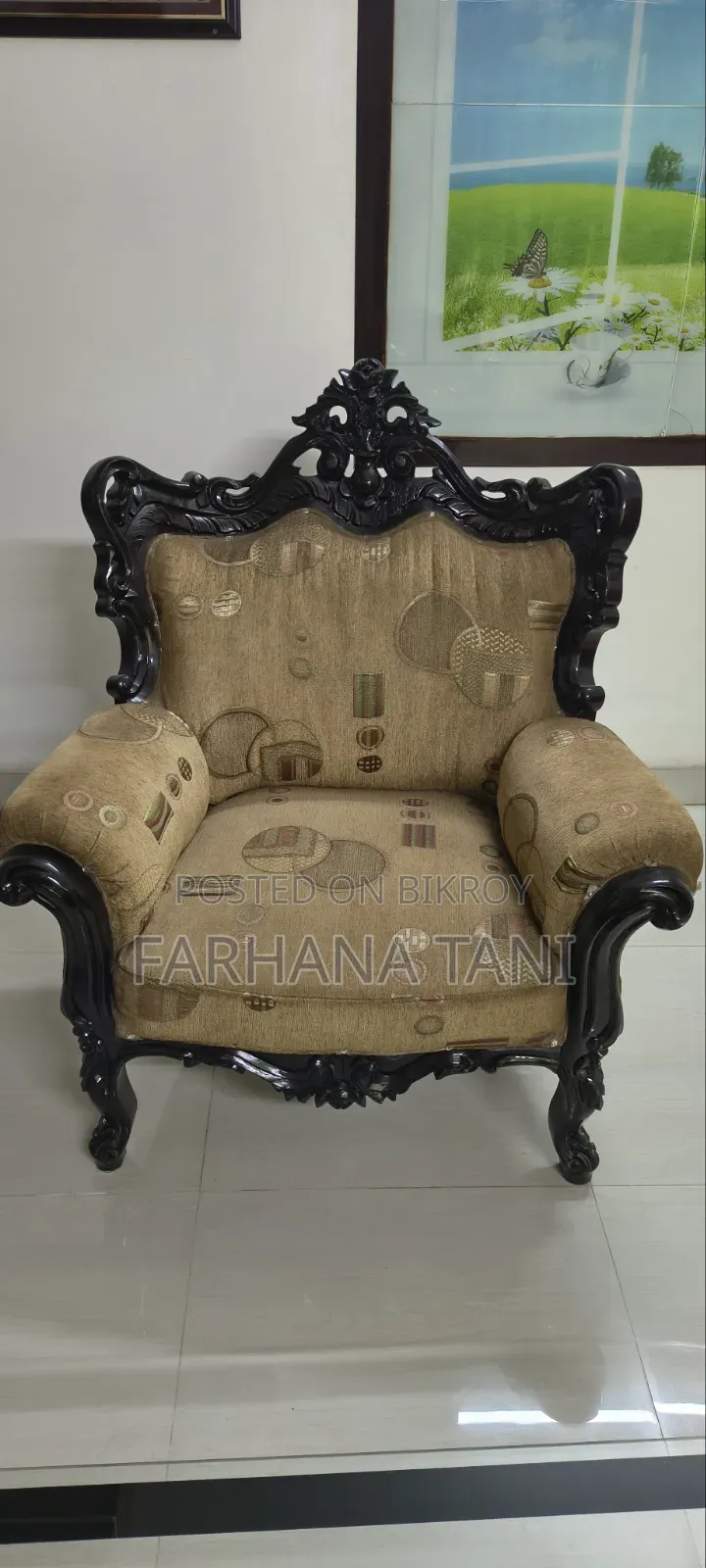 Sofa Set 3 Seater, 2 Seater, Single Seater and Dining Table
