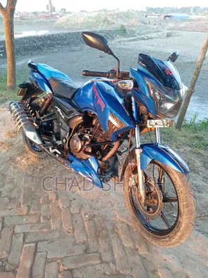 টিভিএস আপাচে আরটিআর ১৬০ টুভি ২০১৮ নীল