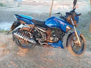 টিভিএস আপাচে আরটিআর ১৬০ টুভি ২০১৮ নীল