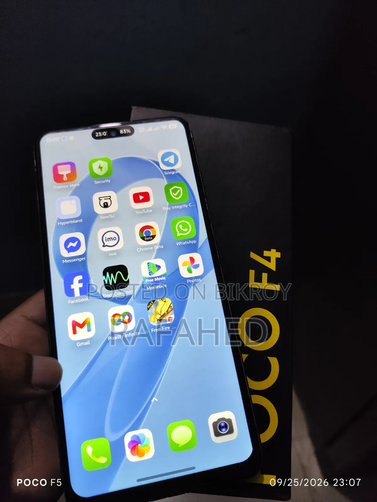 New Xiaomi Poco F4 128 GB Silver