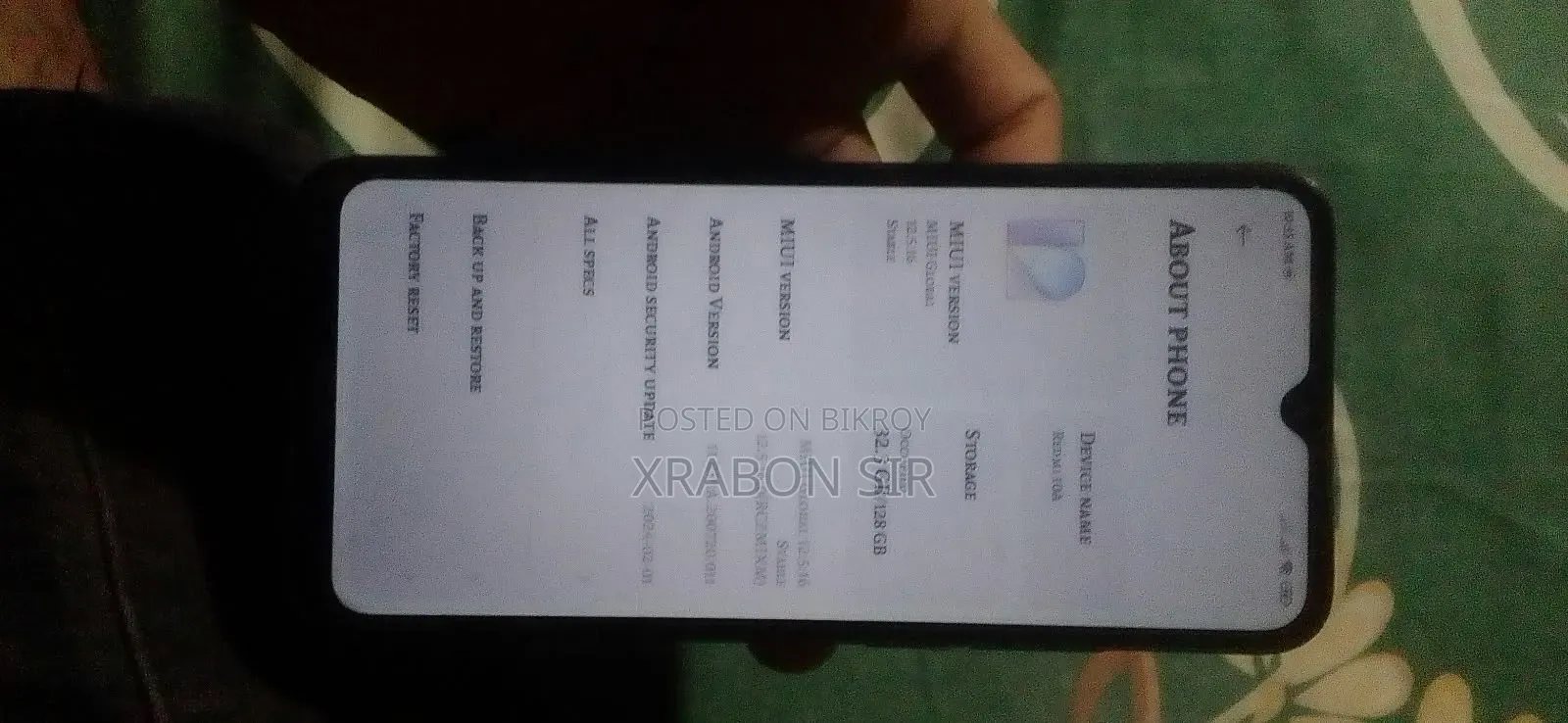 Xiaomi Redmi 10A 128 GB Black