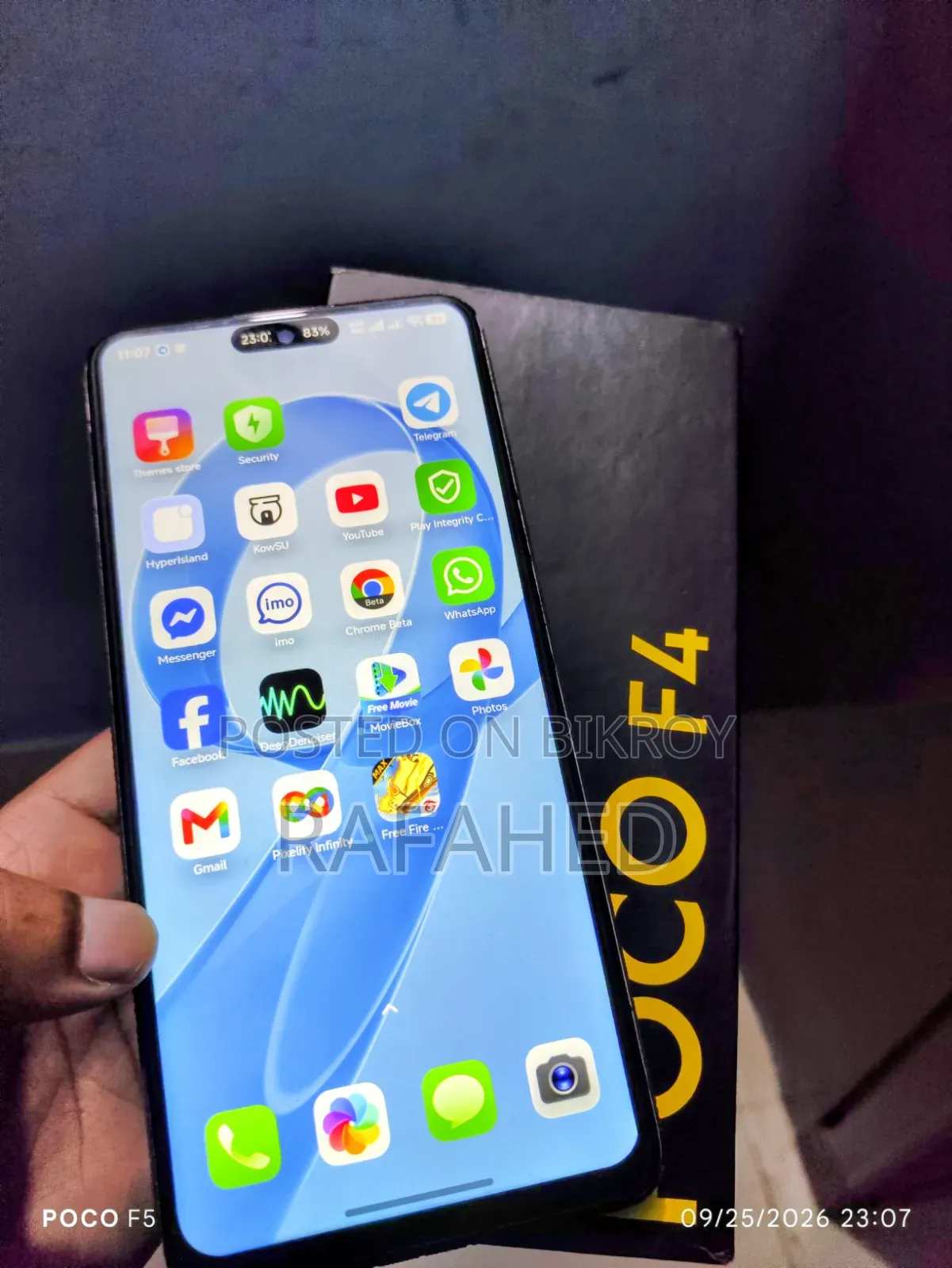 New Xiaomi Poco F4 128 GB Silver