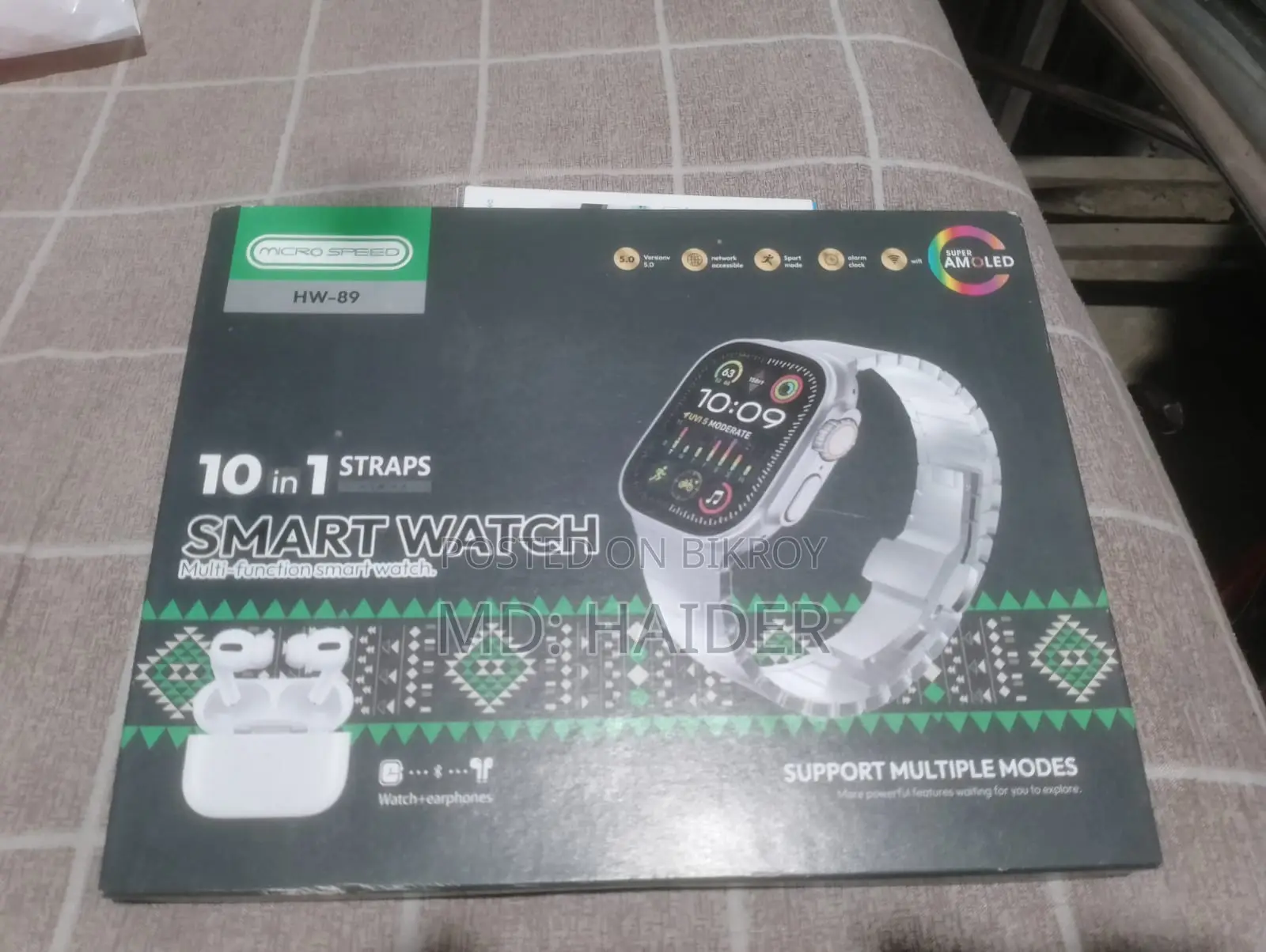 Micro Speed HW-89 Smart Watch | Used Only 20 Days | Imported From Abroad