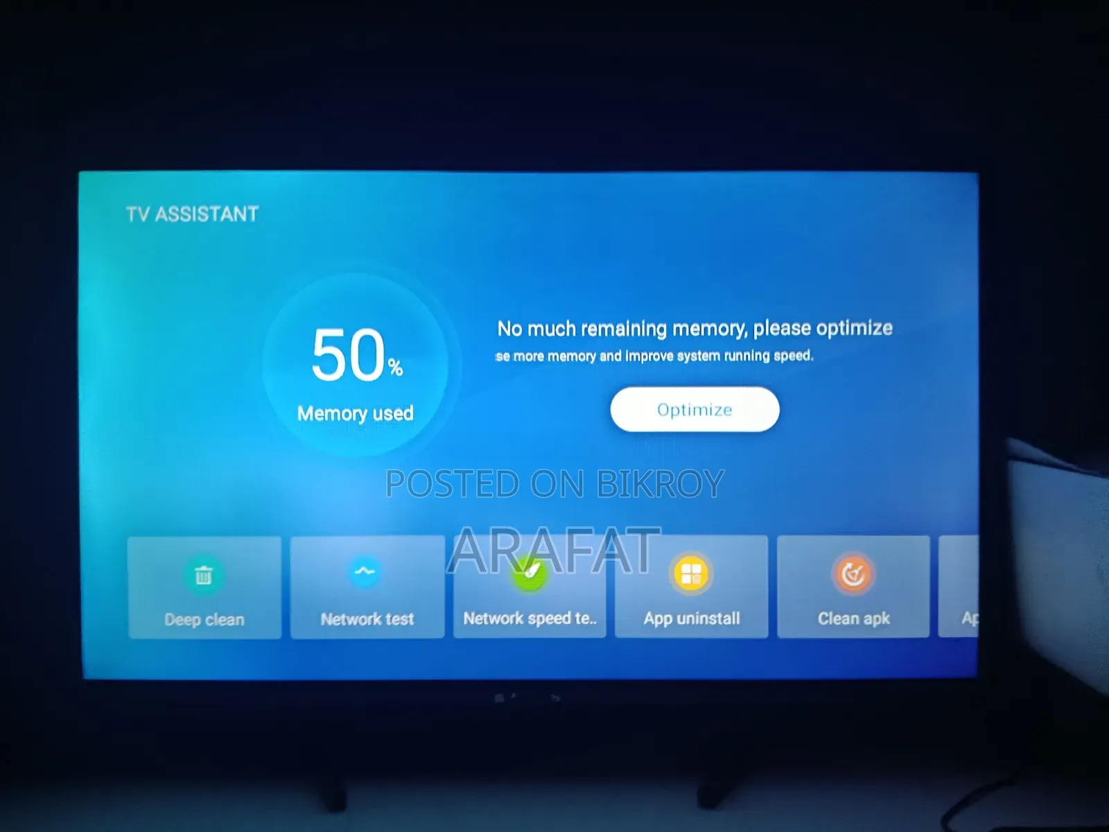Sony Rangs 32" Smart Android TV (Running) (1GB/8GB)
