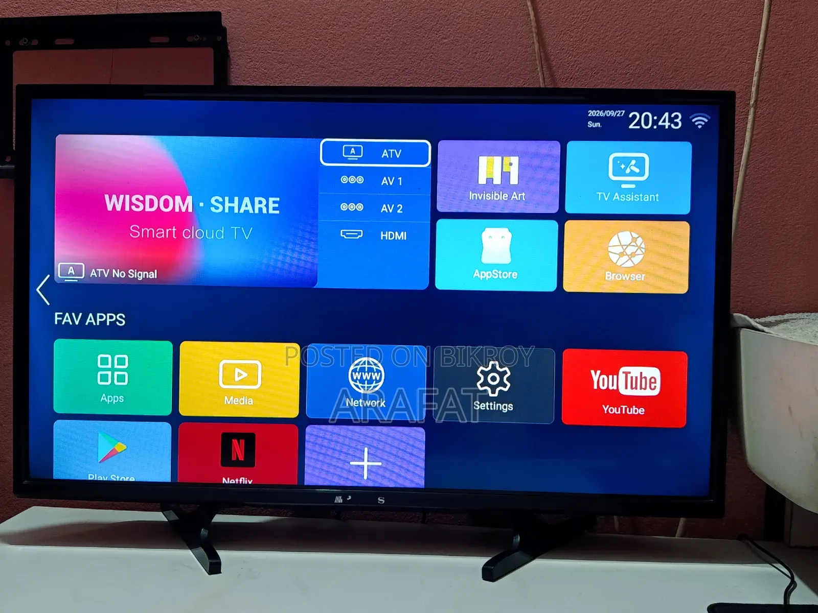 Sony Rangs 32" Smart Android TV (Running) (1GB/8GB)