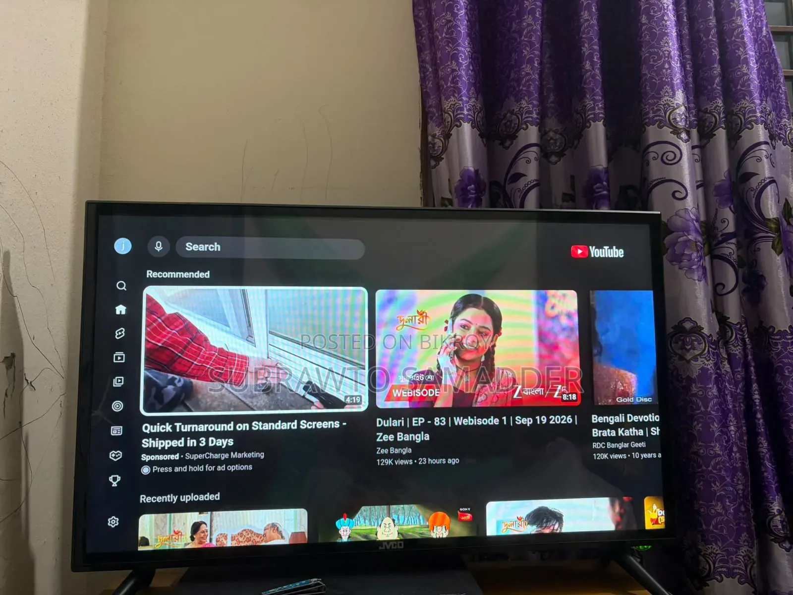 JVCO Smart TV 32 Inch – Android/Smart TV, YouTube & Netflix Absolutely Fresh