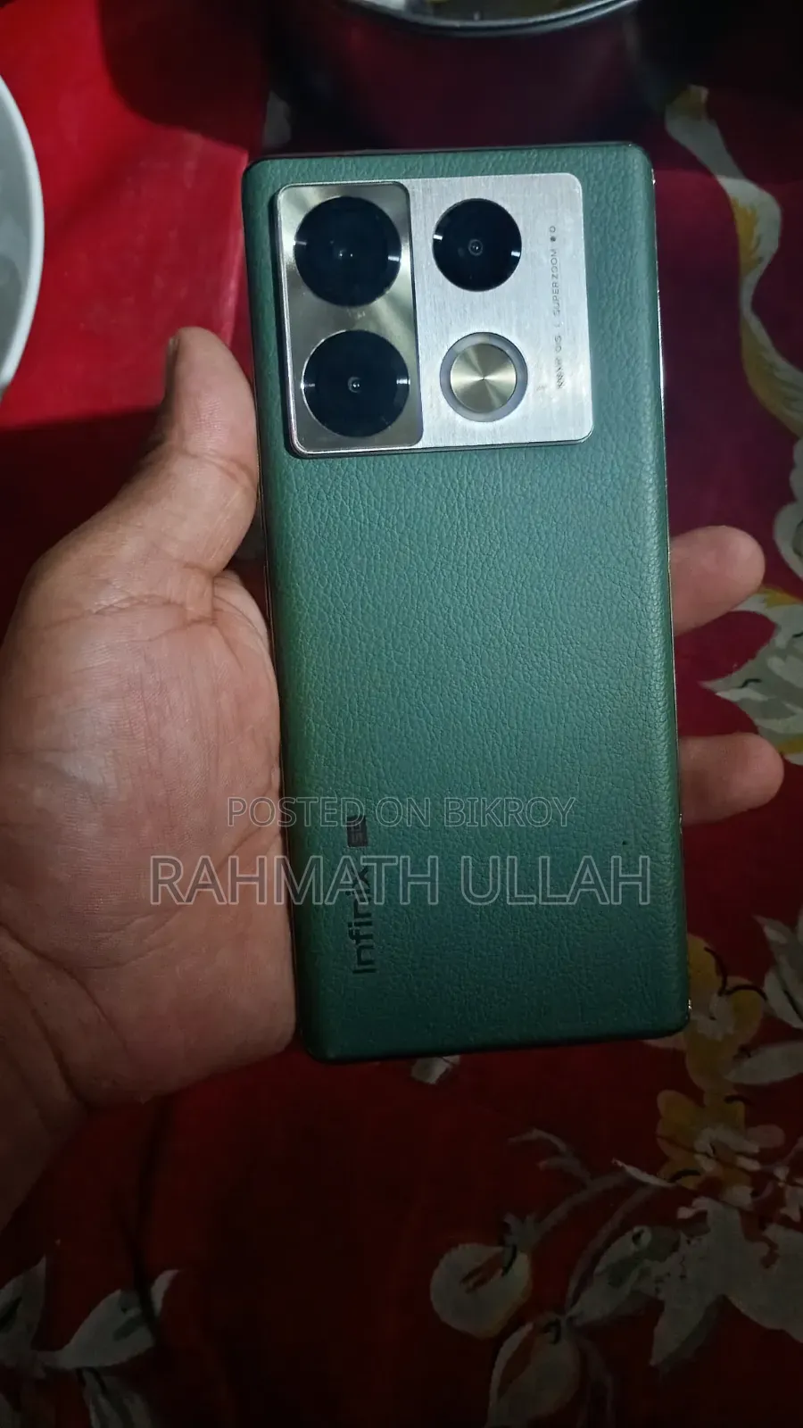 ইনফিনিক্স নোট ৪০ প্রো ৫জি ২৫৬ জিবি গ্রিন